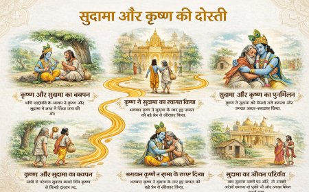 सुदामापुरी पोरबंदर का इतिहास | श्रीकृष्ण और सुदामा की मित्रता व दर्शनीय स्थल