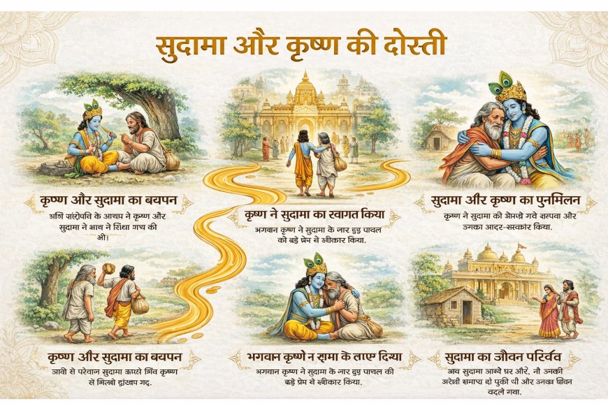 सुदामापुरी पोरबंदर का इतिहास | श्रीकृष्ण और सुदामा की मित्रता व दर्शनीय स्थल